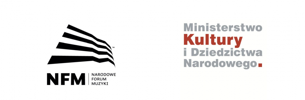 Logotypy Narodowego Forum Muzyki i Ministerstwa Kultury i dziedzictwa Narodowego